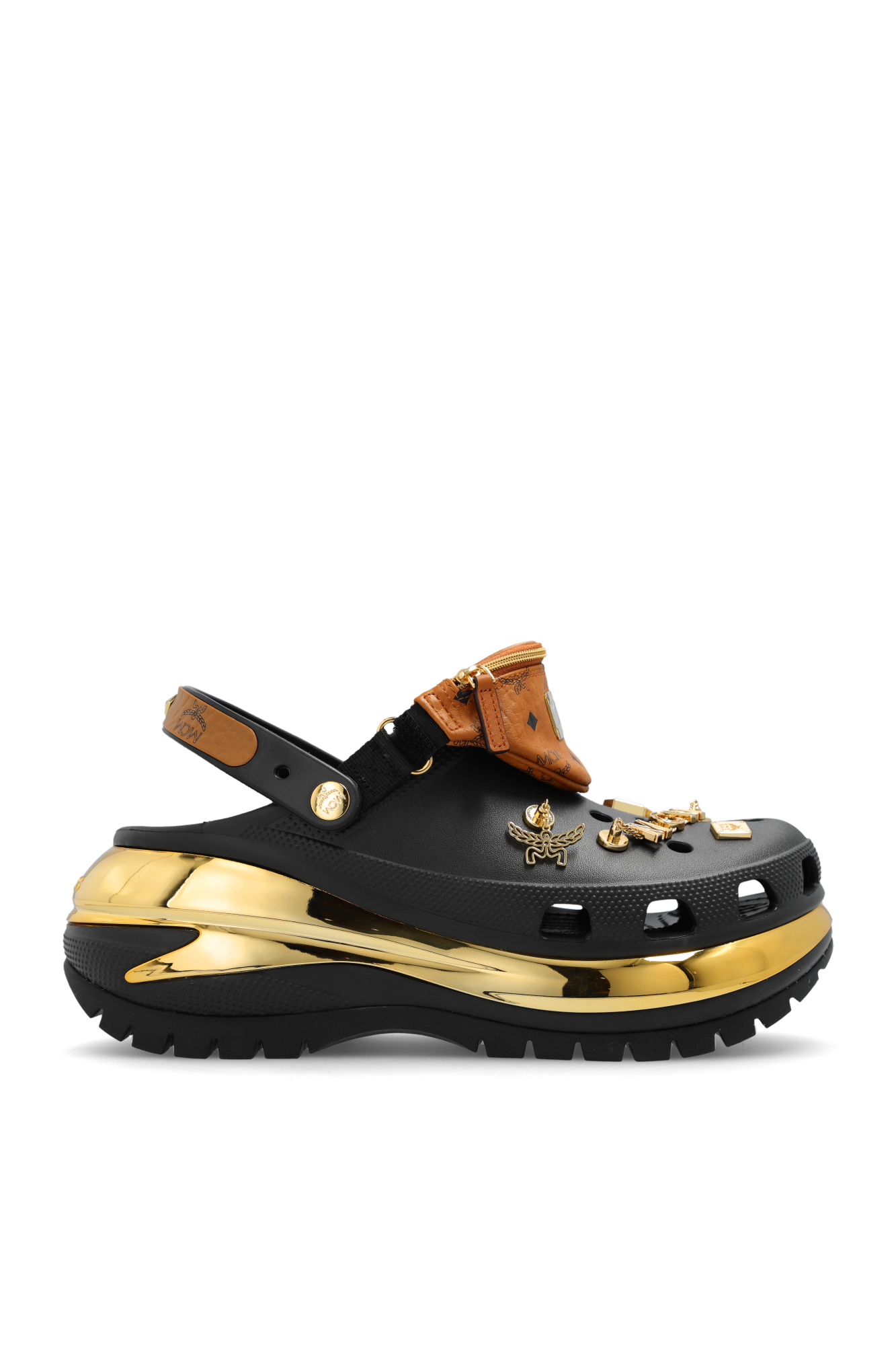 Designer crocs discount mcm